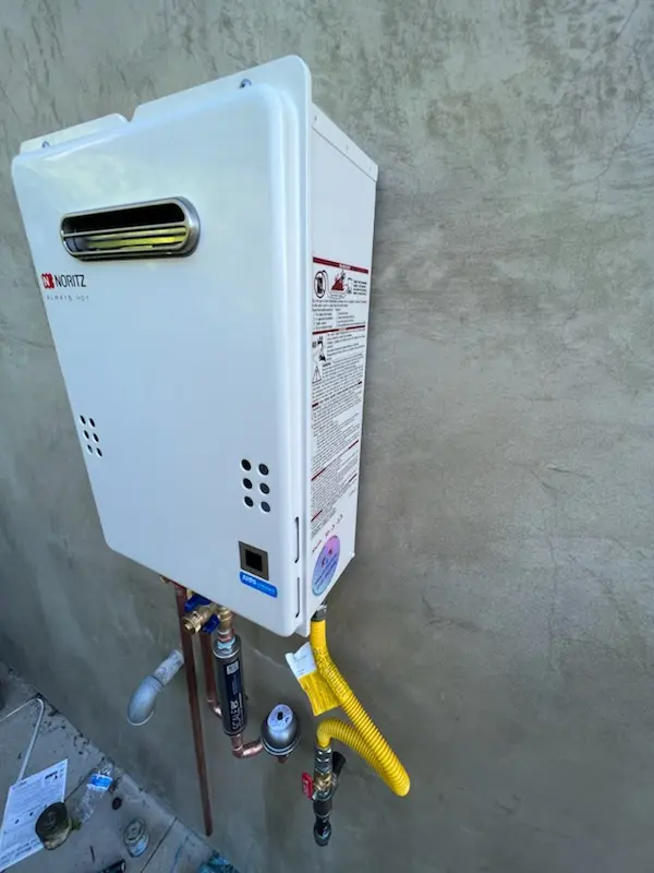 Tankless water heater installation for Coxby Estates homes